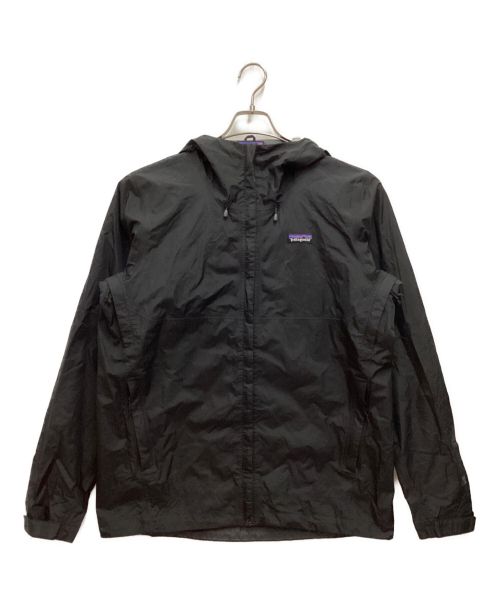 Patagonia（パタゴニア）Patagonia (パタゴニア) トレントシェルジャケット　ナイロンジャケット　フーディ ブラック サイズ:Lの古着・服飾アイテム