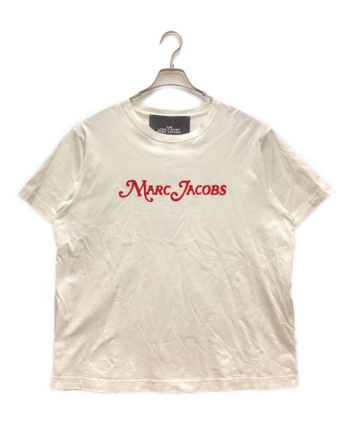 MARC JACOBS（マークジェイコブス）MARC JACOBS (マーク ジェイコブス) ビーズロゴTEE ホワイト サイズ:Lの古着・服飾アイテム