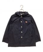 DANTONダントン）の古着「DOWN PROOF JACKET / ダウンプルーフフーデッドジャケット　コットン」｜ネイビー