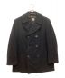 U'S NAVY（ユーエスネイビー）の古着「WOOL PEA COAT / ウールPコート」｜ブラック