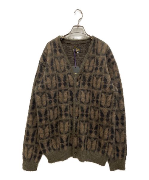 Needles（ニードルズ）Needles (ニードルズ) Mohair Cardigan  Papillon/　モヘヤ　カーディガン　パピロン ブラウン サイズ:SIZE Sの古着・服飾アイテム