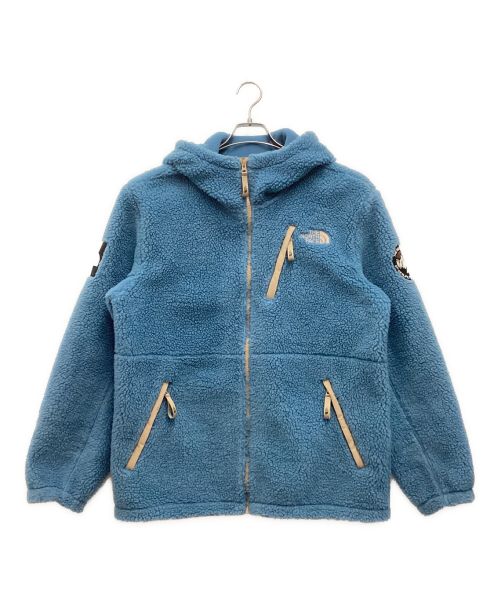 THE NORTH FACE（ザ ノース フェイス）THE NORTH FACE (ザ ノース フェイス) NOVELTY RIMO HOOD FLEECE JACKET / ノベルティー リモ フード フリースジャケット　ホワイトレーベル ブルー サイズ:XLの古着・服飾アイテム