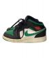 NIKE (ナイキ) AIR JORDAN 1 MID GREEN TOE ブラック×グリーン サイズ:23.5：5000円