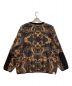 reversal BOTANICAL CAMO BOA FLEECE BIG SILHOUETTE CREW NECK / ボタニカル カモ ボアフリース ビッグシルエット クルーネック　プルオーバー　総柄 ブラウン サイズ:L：5000円