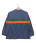 POLO RALPH LAUREN (ポロ・ラルフローレン) 古着ラガーシャツ　ポロシャツ　ライン　マルチカラー ネイビー サイズ:XL：3980円