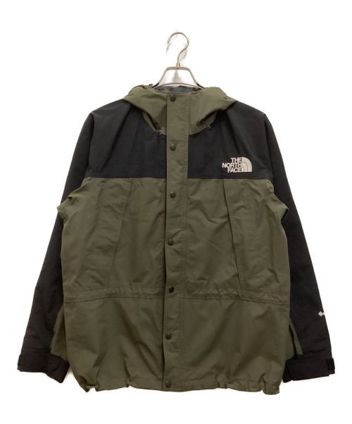 THE NORTH FACE（ザ ノース フェイス）THE NORTH FACE (ザ ノース フェイス) Mountain Light Jacket  / マウンテンライトジャケット　フーディ　バイカラー　ゴアテックス ニュートープ サイズ:Lの古着・服飾アイテム