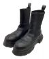 RICK OWENS（リックオウエンス）の古着「LCG BEATLE BOZO TRACTOR Boots / LCG ビートル ボゾ トラクターブーツ　チェルシー　サイドゴア　厚底」｜ブラック