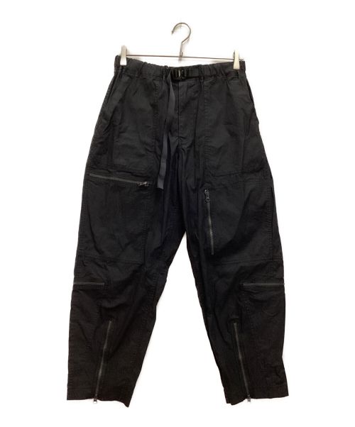 MOUNTAIN RESEARCH（マウンテンリサーチ）MOUNTAIN RESEARCH (マウンテンリサーチ) CWU Trousers / コットンナイロンカーゴロングパンツ ブラック サイズ:Mの古着・服飾アイテム