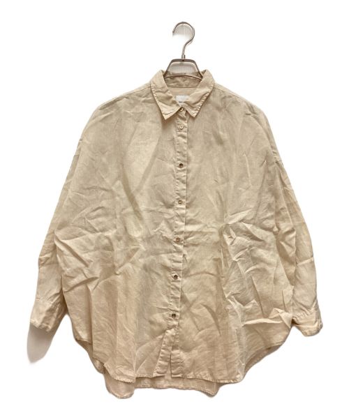 Spick and Span（スピックアンドスパン）Spick and Span (スピックアンドスパン) リネンブラウス　シャツ ベージュ サイズ:-の古着・服飾アイテム