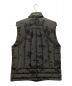 NEIGHBORHOOD (ネイバーフッド) DEJ SC . DOWN / NC-VEST ダウンベスト　デジタルスノーカモ柄　ロゴジップ　スタンドカラー　19AW グレー サイズ:S：17000円