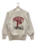 Champion REVERSE WEAVE（チャンピオンリバースウィーブ）の古着「90S 3段プリントスウェット　PRESCOTT FOOTBALL　プレスコットフットボール　USA製」｜グレー