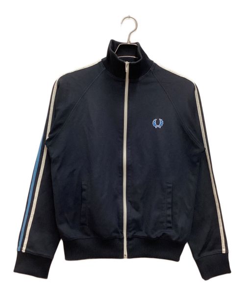 FRED PERRY（フレッドペリー）FRED PERRY (フレッドペリー) 古着トラックジャケット　サイドライン　ワッペン ネイビー サイズ:Sの古着・服飾アイテム