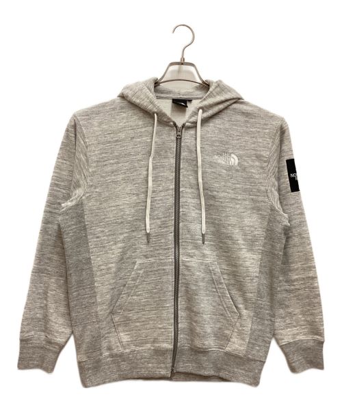 THE NORTH FACE（ザ ノース フェイス）THE NORTH FACE (ザ ノース フェイス) Square Logo Full Zip / スクエアロゴフルジップ パーカー グレー サイズ:Mの古着・服飾アイテム