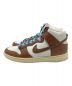 NIKE (ナイキ) DUNK HI RETRO PRM PECAN/SAIL-WORN BLUE-OFF NOIR / ダンク ハイ レトロ プレミアム  ピーカン / セイル ウォーン ブルー オフ ノアール ブラウン サイズ:28：7000円