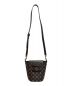 GUESS (ゲス) Coal Multi Hensely Logo Bucket Bag / コウル マルチ Hensely ロゴ バケットバッグ ブラック：5000円