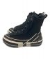 Y's (ワイズ) VESSEL (ベッセル) HIGH-CUT SNEAKERS / ハイカットスニーカー　2WAY　ボリューム　ブーツ ブラック サイズ:23：14000円