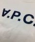 中古・古着 A.P.C. (アーペーセー) ロゴtee クルーネック ホワイト サイズ:L：6000円