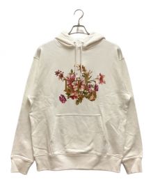 KOH'S LICK CURRO（コウズリック クロ）の古着「KLC 5th aniversary Hoodie / KLC5周年アニバーサリーフーディ　フラワープリント　バックロゴ」｜ホワイト