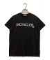 MONCLER（モンクレール）の古着「ロゴ刺繍Tシャツ　クルーネック　MAGLIA MANICHE CORTE」｜ブラック