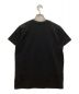 MONCLER (モンクレール) ロゴ刺繍Tシャツ　クルーネック　MAGLIA MANICHE CORTE ブラック サイズ:S：25000円