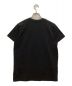 MONCLER (モンクレール) ロゴ刺繍Tシャツ　クルーネック　MAGLIA MANICHE CORTE ブラック サイズ:S：21000円