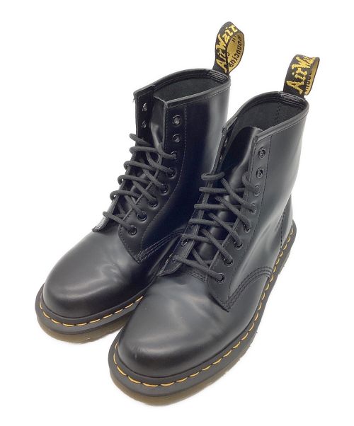 Dr.Martens（ドクターマーチン）Dr.Martens (ドクターマーチン) 8ホールブーツ　イエローステッチ ブラック サイズ:UK7の古着・服飾アイテム