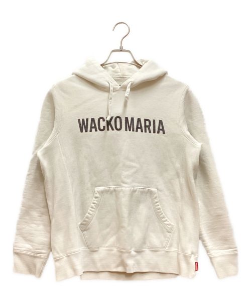 WACKO MARIA（ワコマリア）WACKO MARIA (ワコマリア) ロゴプリントパーカー ホワイト サイズ:Mの古着・服飾アイテム