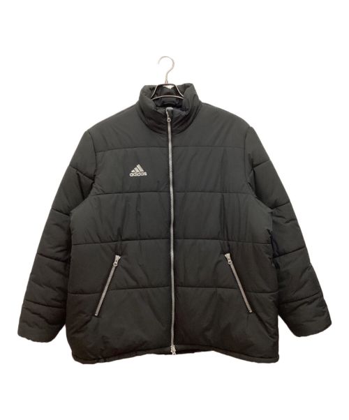 adidas（アディダス）adidas (アディダス) Gosha Rubchinskiy (ゴーシャラブチンスキー) PADDED DOWN JACKET / パデッドダウンジャケット　スタンドカラー　バックロゴ ブラック サイズ:Mの古着・服飾アイテム