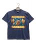 FRUIT OF THE LOOM（フルーツオブザルーム）の古着「バッファローフェザーTee OKLAHOMA クルーネック USA製」｜ネイビー