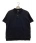 AURALEE（オーラリー）の古着「HIGH GAUGE PIQUE DOUBLE CLOTH POLO / ハイゲージピケダブルクロスポロ」｜ブラック