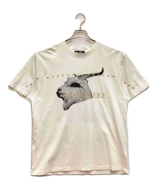 LORO PIANA（ロロピアーナ）LORO PIANA (ロロピアーナ) HIROSHI FUJIWARA (ヒロシ フジワラ) Tシャツ　クルーネック　ヤギプリント ホワイト サイズ:Lの古着・服飾アイテム