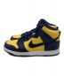 NIKE (ナイキ) DUNK HI SP MICHIGAN / ダンク ハイ SP ミシガン イエロー×ネイビー サイズ:27：11000円