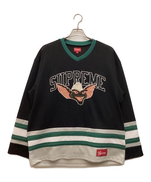 SUPREME（シュプリーム）SUPREME (シュプリーム) Gremlins Hockey Jersey/グレムリンホッケージャージ ブラック サイズ:Lの古着・服飾アイテム