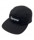 SUPREMEシュプリーム）の古着「washed chino twill camp cap/ウォッシュドチノツイル キャンプキャップ」｜ブラック