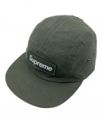 SUPREMEシュプリーム）の古着「Waxed Cotton Camp Cap/ワックスコットンキャンプキャップ」｜オリーブ