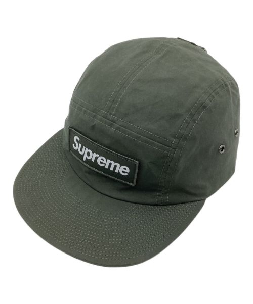 SUPREME（シュプリーム）SUPREME (シュプリーム) Waxed Cotton Camp Cap/ワックスコットンキャンプキャップ オリーブの古着・服飾アイテム