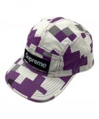 SUPREMEシュプリーム）の古着「MILITARY CAMO CAMP CAP / ミリタリー カモ キャンプ キャップ」｜パープル