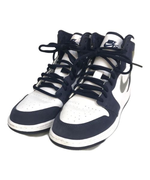 NIKE（ナイキ）NIKE (ナイキ) NIKE AIR JORDAN 1 RETRO HIGH OG ネイビー サイズ:25cmの古着・服飾アイテム