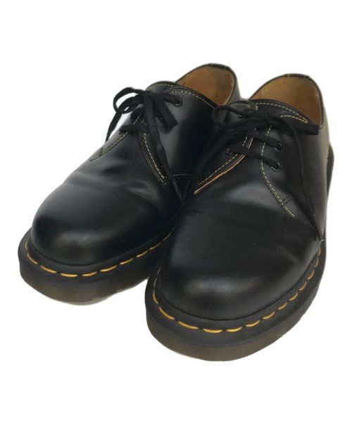 Dr.Martens（ドクターマーチン）Dr.Martens (ドクターマーチン) YOHJI YAMAMOTO (ヨウジヤマモト) ３ホールブーツ ブラック サイズ:25cmの古着・服飾アイテム