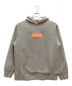 SUPREME（シュプリーム）の古着「Box Logo Hooded Sweatshirt / ボックスロゴ フーデッド スウェットシャツ 17AW」｜グレー×オレンジ