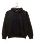 CARHARTT WIP（カーハート）の古着「HOODED CARHARTT SWEATSHIRT / フーデッド カーハート スウェットシャツ　ロゴ刺繍　裏起毛」｜ブラック