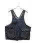 LEE（リー）の古着「OUTDOORS WHIZIT VEST / アウトドアウィジットベスト　デニム　ユニセックス」｜インディゴ