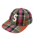 SUPREMEシュプリーム）の古着「GORE-TEX S LOGO 6-PANEL/ゴアテックス　ロゴ　6パネル」｜オリーブ×レッド