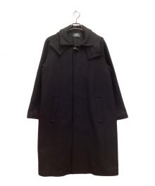 GLOVER ALL×LOU DALTON（グローバーオール×ルーダルトン）の古着「WOOL MELTON OVERCOAT / ウールメルトンオーバーコート」｜ネイビー