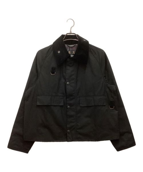 Barbour（バブアー）Barbour (バブアー) SPEY WAX JACKET / スペイワックスジャケット　コットン　ショート丈　ブルゾン ブラック サイズ:Lの古着・服飾アイテム