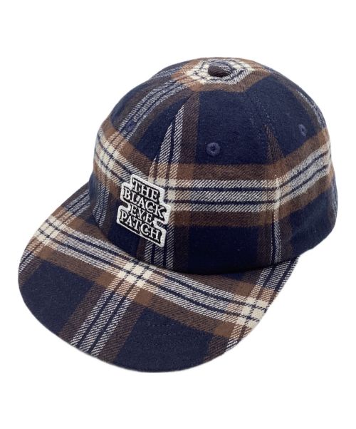 BlackEyePatch（ブラックアイパッチ）BlackEyePatch (ブラックアイパッチ) OG LABEL CHECKED CAP/OGレベルチェックドキャップ ネイビーの古着・服飾アイテム