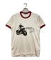 DOLCE & GABBANA（ドルチェ＆ガッバーナ）の古着「Steve McQueenフォト リンガーTシャツ　スティーブ・マックイーン　クルーネック　コットン」｜ホワイト