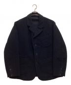 45Rフォーティーファイブアール）の古着「モールスキンテーラードジャケット　ポケットデザイン　エルボーパッチ」｜ネイビー