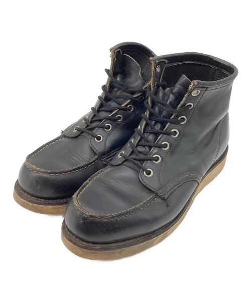 RED WING（レッドウィング）RED WING (レッドウィング) アイリッシュセッター　6インチ　クラシックモック　四角犬タグ　USA製 ブラック サイズ:7Eの古着・服飾アイテム