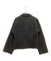 tricot COMME des GARCONS (トリココムデギャルソン) テーラードジャケット　ウール　ショート丈 グレー サイズ:M：5000円